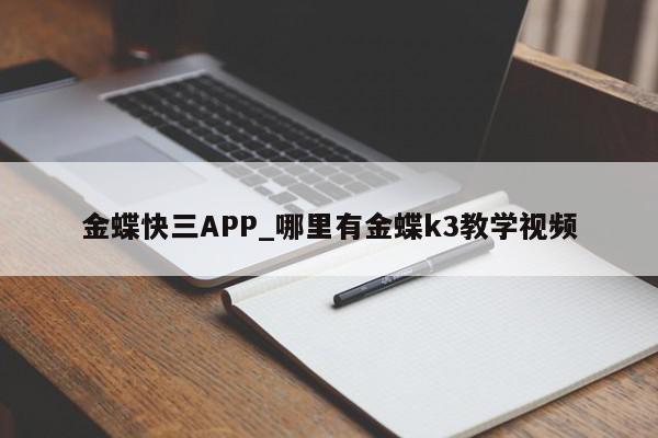 金蝶快三APP_哪里有金蝶k3教学视频